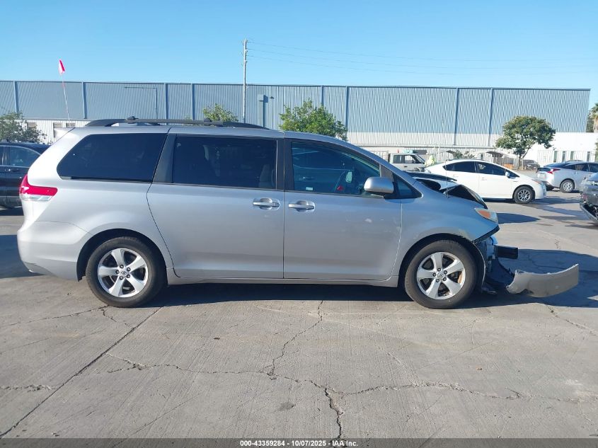 2013 Toyota Sienna Le V6 8 Passenger VIN: 5TDKK3DC3DS307285 Lot: 43359284