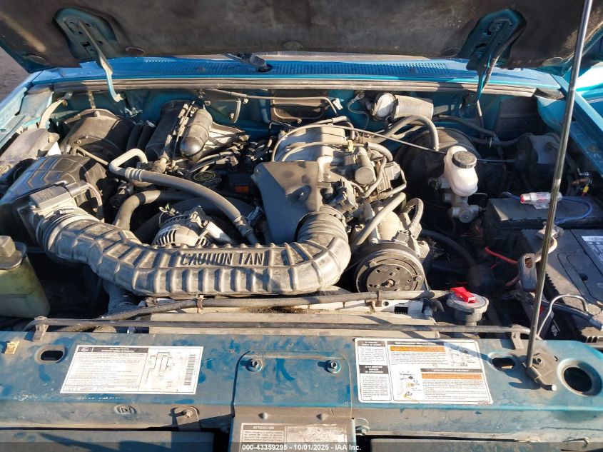 1993 Ford Ranger Super Cab VIN: 1FTCR14X1PPB59918 Lot: 43359295