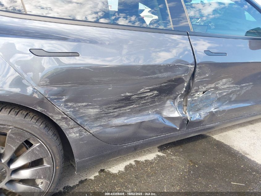 2022 Tesla Model 3 Performance Dual Motor All-Wheel Drive VIN: 5YJ3E1EC5NF339286 Lot: 43359305