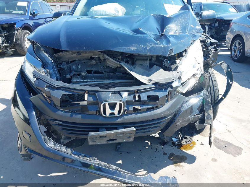 2019 Honda Hr-V Lx VIN: 3CZRU5H30KM710274 Lot: 43359317