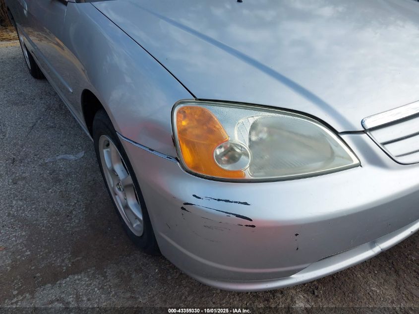 2002 Honda Civic Ex VIN: 2HGES26752H578143 Lot: 43359330