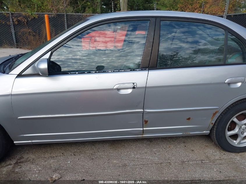 2002 Honda Civic Ex VIN: 2HGES26752H578143 Lot: 43359330