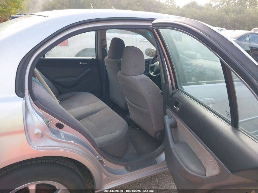 2002 Honda Civic Ex VIN: 2HGES26752H578143 Lot: 43359330