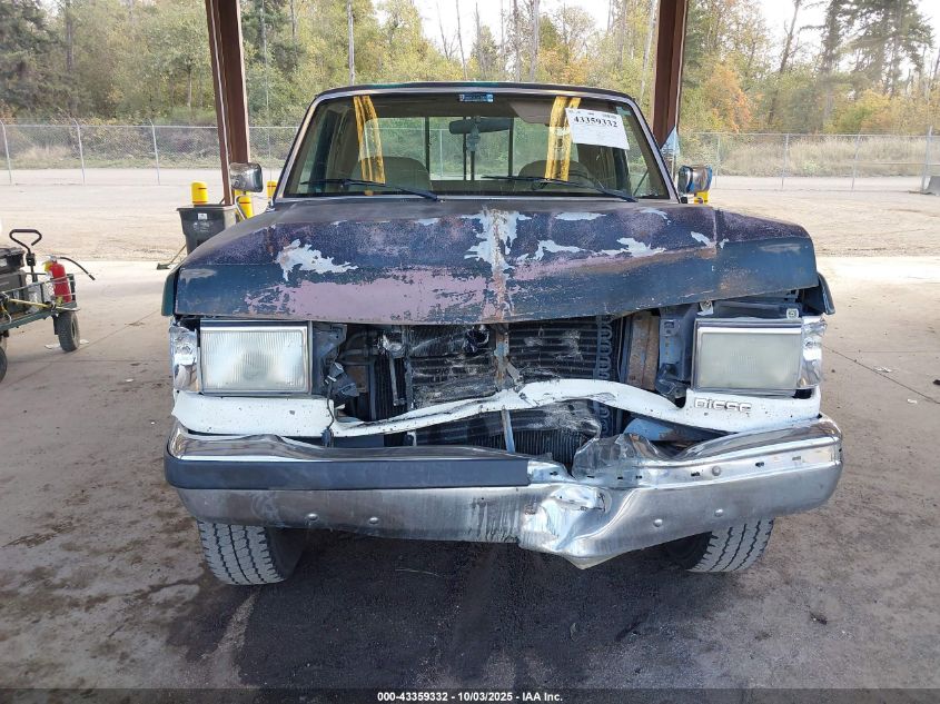 1991 Ford F250 VIN: 1FTHX25M1MKA12402 Lot: 43359332