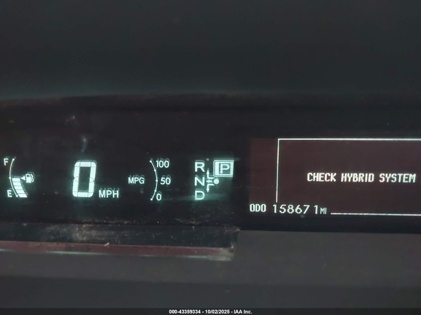 2010 Toyota Prius Ii VIN: JTDKN3DUXA0037230 Lot: 43359334