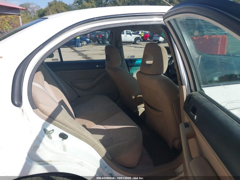 2003 Honda Civic Hybrid VIN: JHMES95643S023189 Lot: 43359344