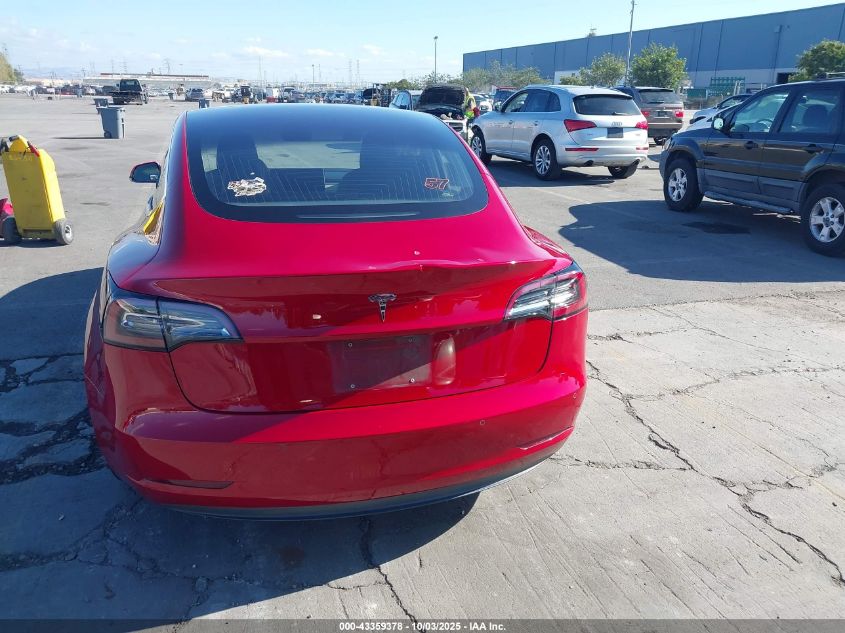 2018 Tesla Model 3 Long Range/Mid Range VIN: 5YJ3E1EA9JF056320 Lot: 43359378