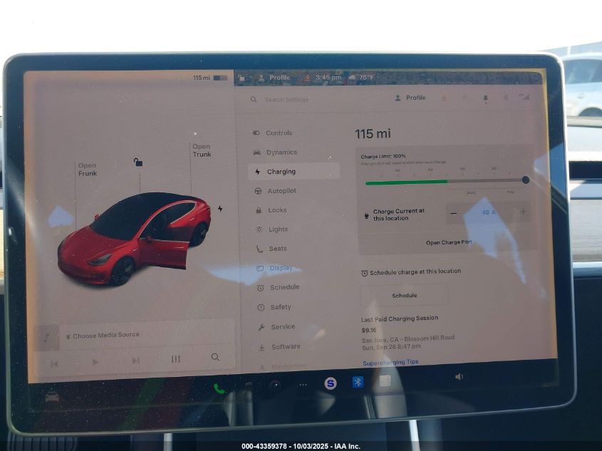 2018 Tesla Model 3 Long Range/Mid Range VIN: 5YJ3E1EA9JF056320 Lot: 43359378