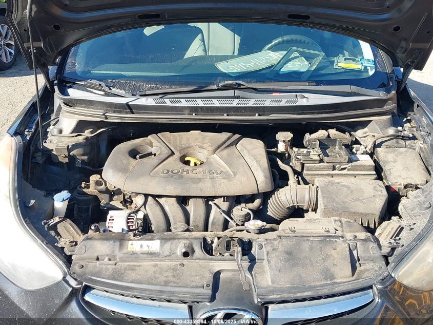 2013 Hyundai Elantra Gls VIN: 5NPDH4AE7DH374464 Lot: 43359394