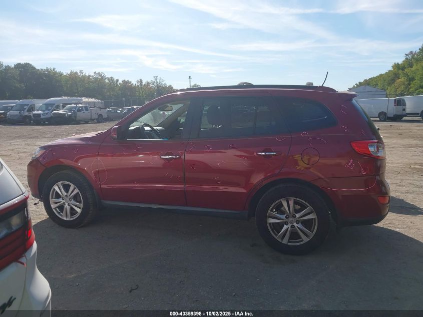 2012 Hyundai Santa Fe Limited V6 VIN: 5XYZK4AG3CG159002 Lot: 43359398