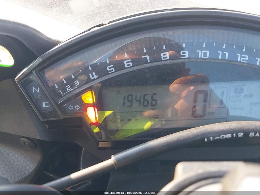 2018 Kawasaki Zx1000 R VIN: JKBZXVC1XJA000478 Lot: 43359413