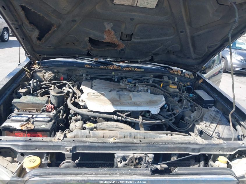 2002 Nissan Pathfinder Le VIN: JN8DR09X82W663635 Lot: 43359416