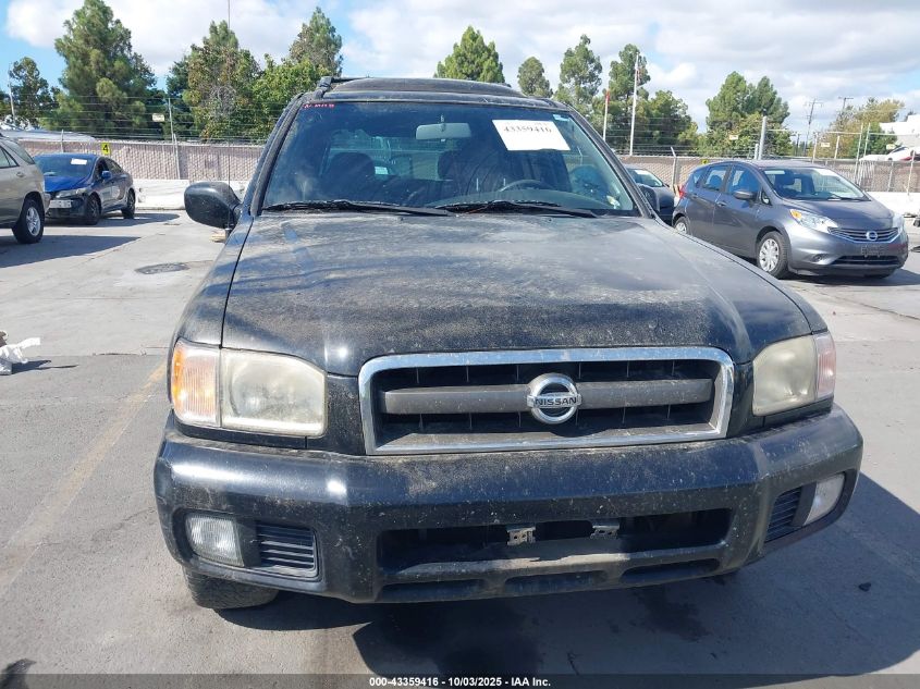 2002 Nissan Pathfinder Le VIN: JN8DR09X82W663635 Lot: 43359416