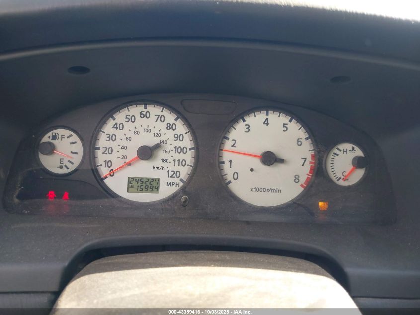 2002 Nissan Pathfinder Le VIN: JN8DR09X82W663635 Lot: 43359416