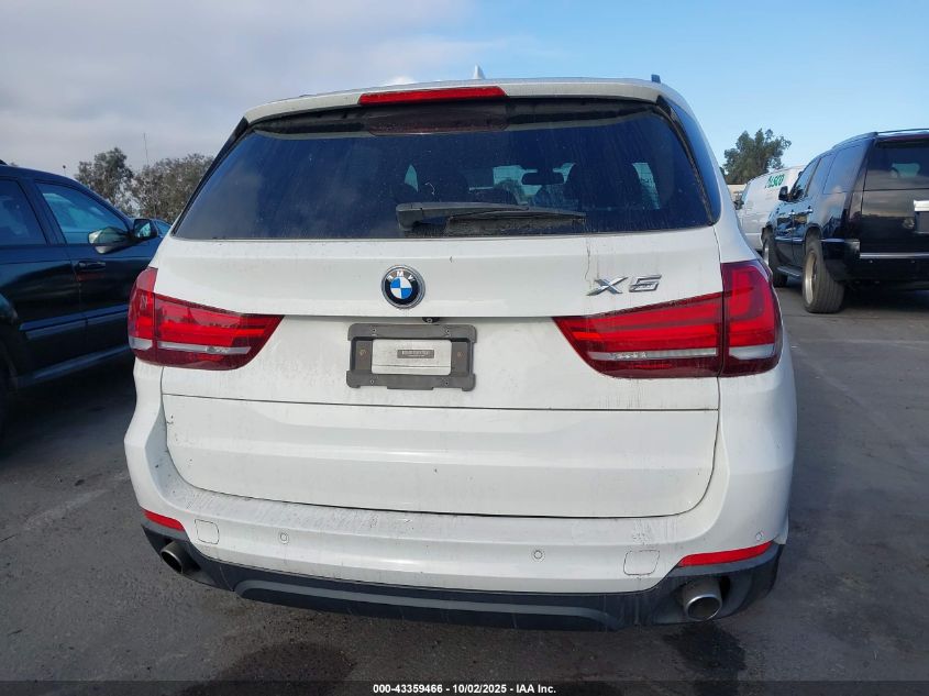 2015 BMW X5 xDrive35I VIN: 5UXKR0C53F0P17683 Lot: 43359466