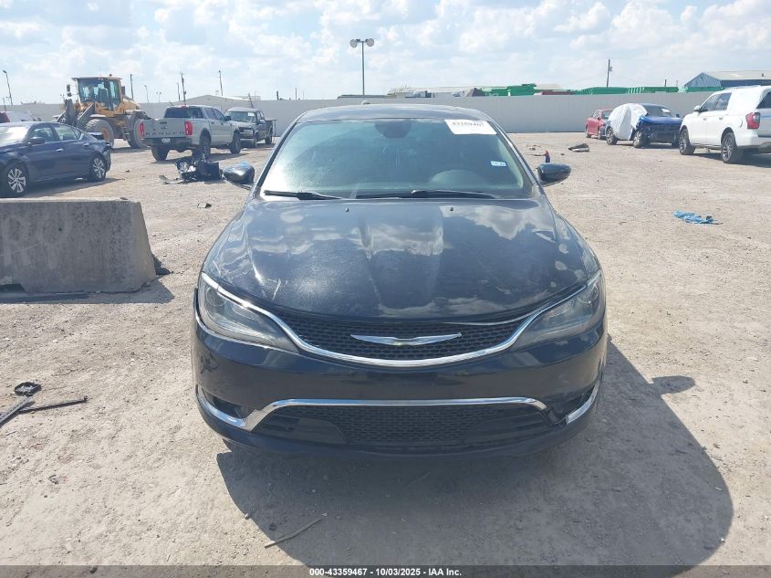 2015 Chrysler 200 C VIN: 1C3CCCEG4FN540561 Lot: 43359467