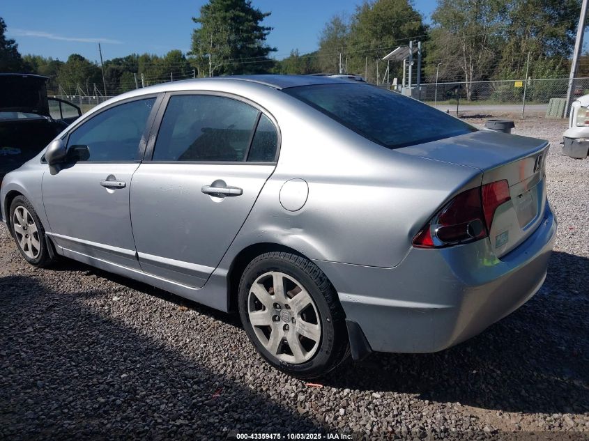 2008 Honda Civic Lx VIN: 2HGFA16528H330683 Lot: 43359475