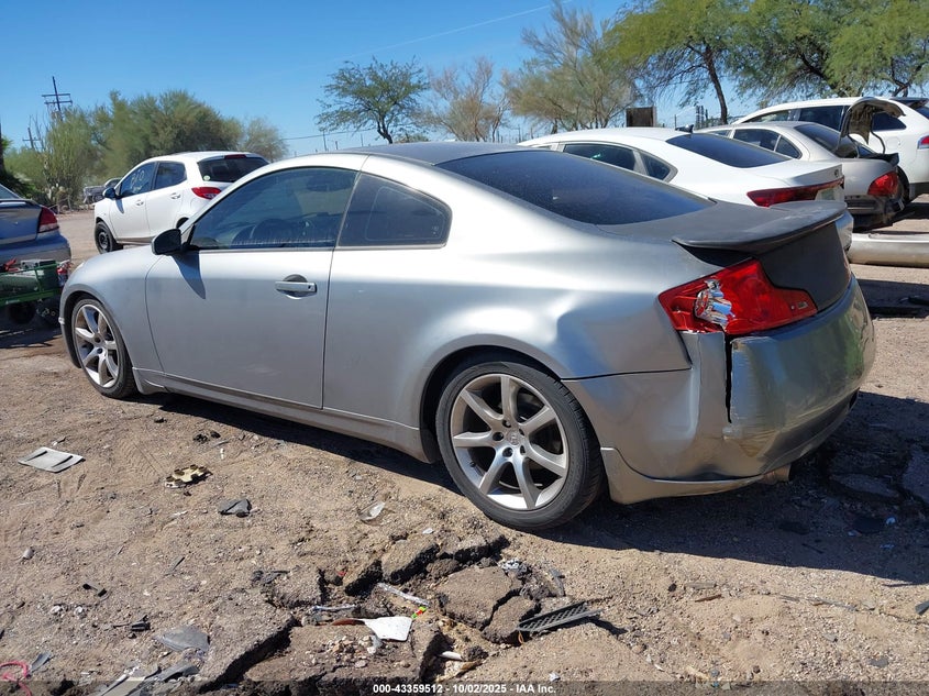 2003 Infiniti G35 Base W/Leather VIN: JNKCV54E23M221595 Lot: 43359512