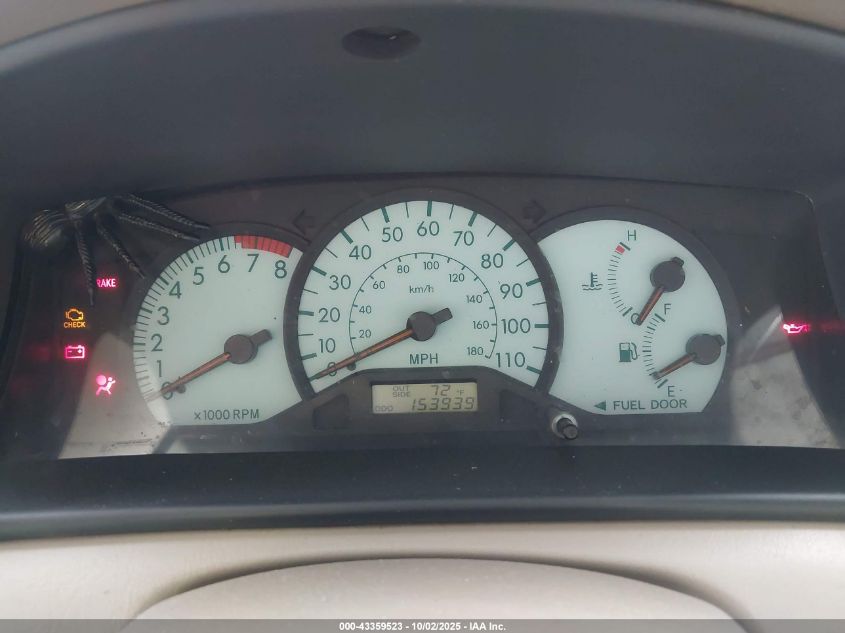 2003 Toyota Corolla Le VIN: JTDBR32E030036896 Lot: 43359523