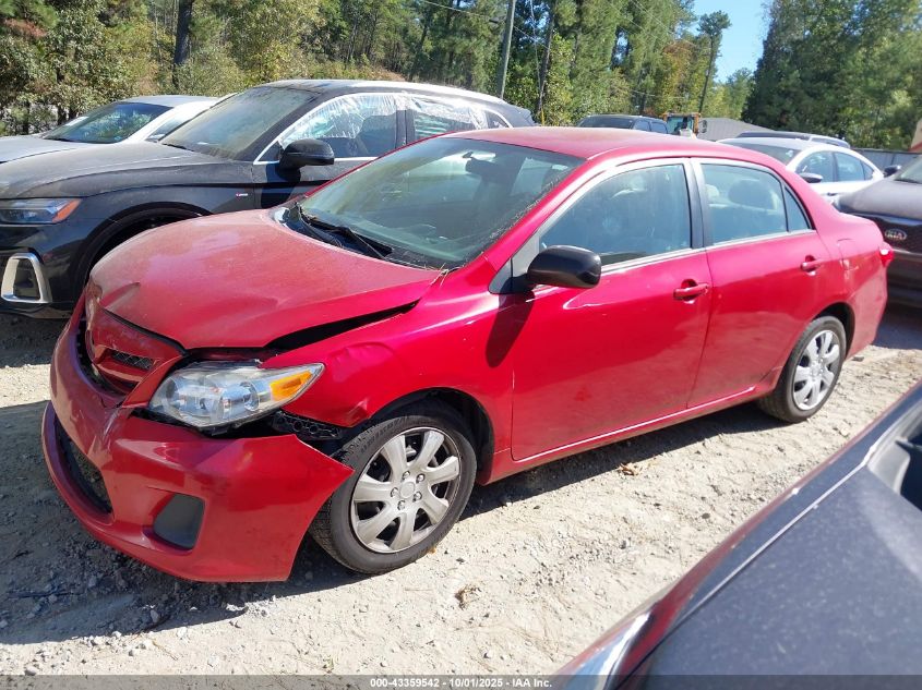 2012 Toyota Corolla Le VIN: 2T1BU4EE4CC850863 Lot: 43359542