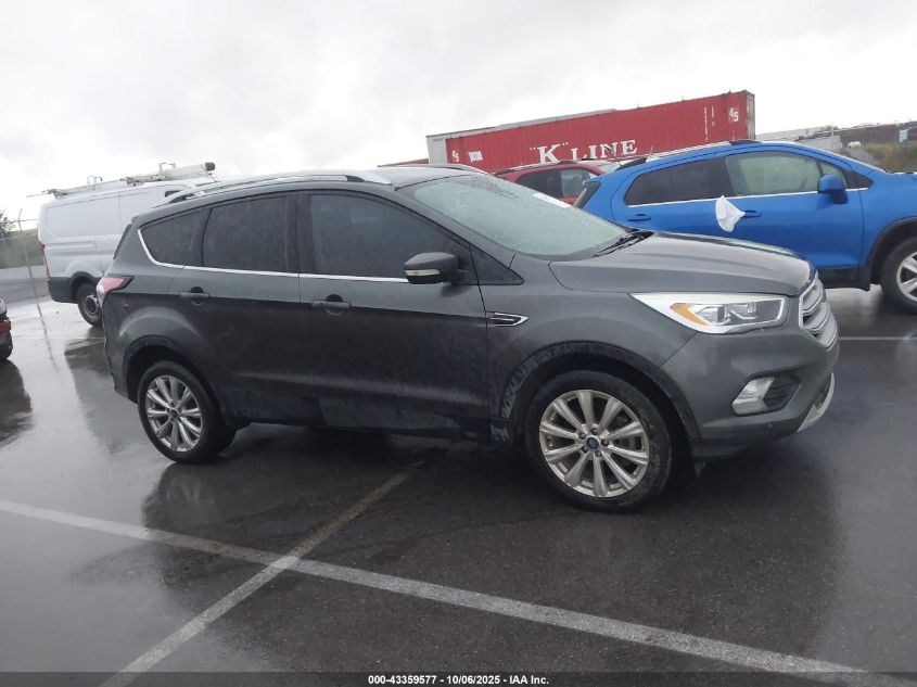 2017 Ford Escape Titanium VIN: 1FMCU9JD5HUC55301 Lot: 43359577