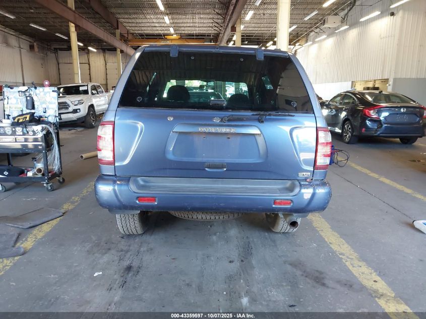 2001 Nissan Pathfinder Xe VIN: JN8DR09Y51W572135 Lot: 43359597