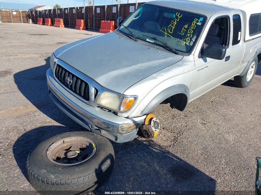 2001 Toyota Tacoma VIN: 5TEWM72NX1Z827697 Lot: 43359599