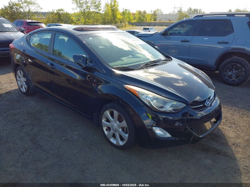 2013 Hyundai Elantra Limited VIN: KMHDH4AE7DU541651 Lot: 43359600
