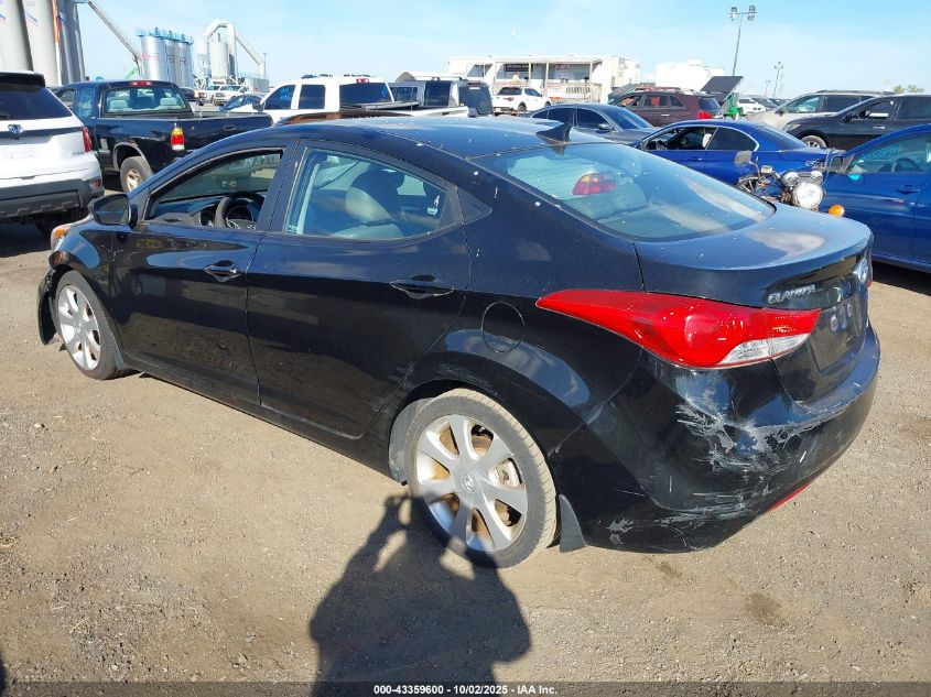 2013 Hyundai Elantra Limited VIN: KMHDH4AE7DU541651 Lot: 43359600