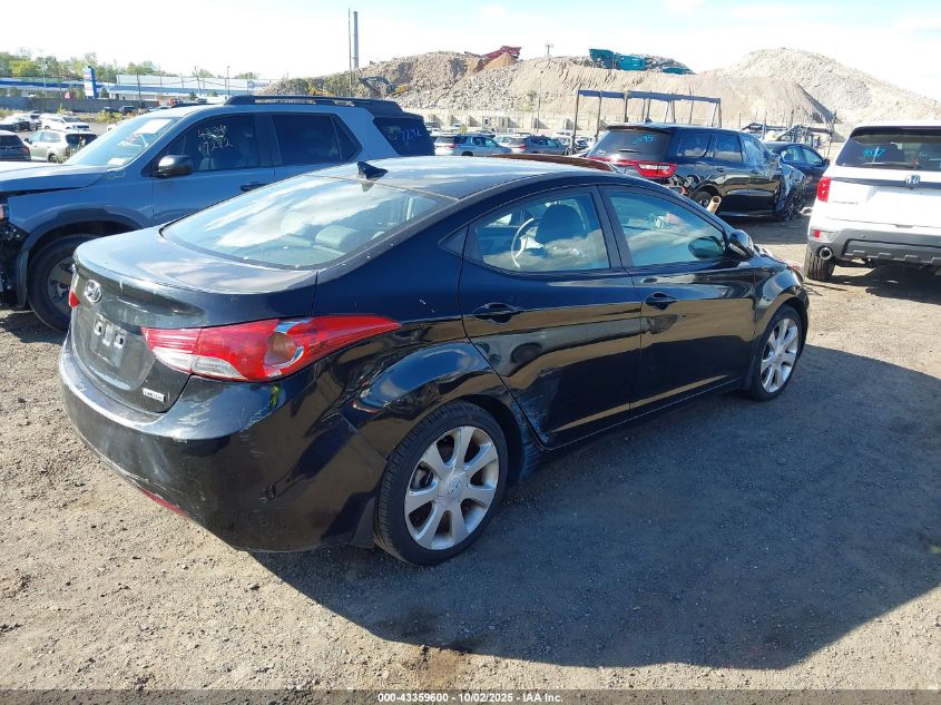 2013 Hyundai Elantra Limited VIN: KMHDH4AE7DU541651 Lot: 43359600