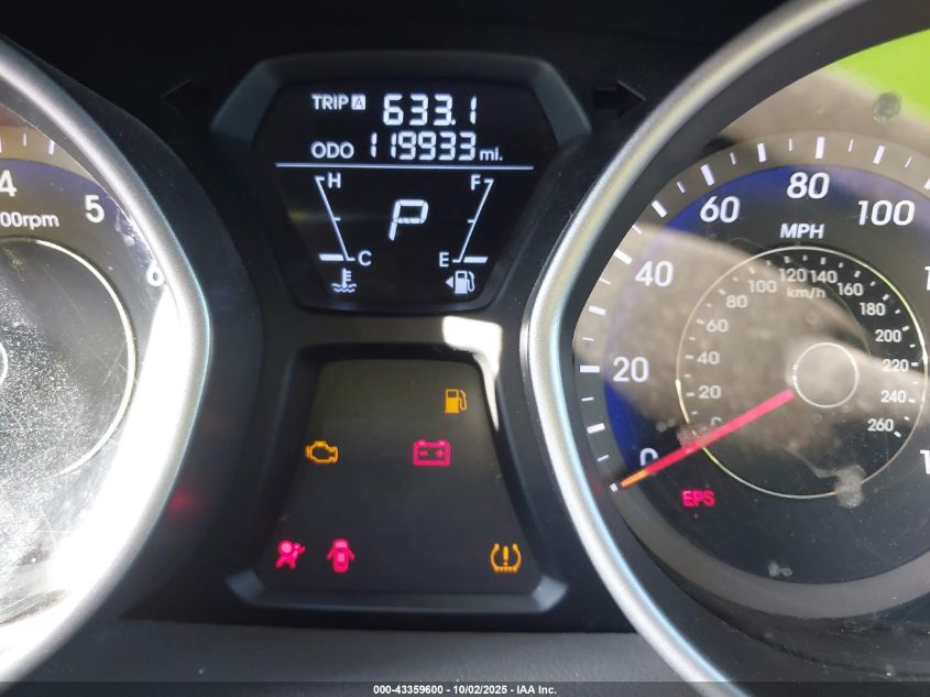 2013 Hyundai Elantra Limited VIN: KMHDH4AE7DU541651 Lot: 43359600