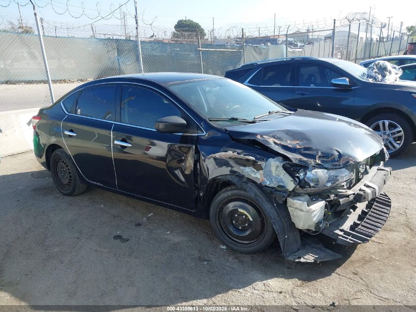 2014 Nissan Sentra S VIN: 3N1AB7AP1EL696383 Lot: 43359613