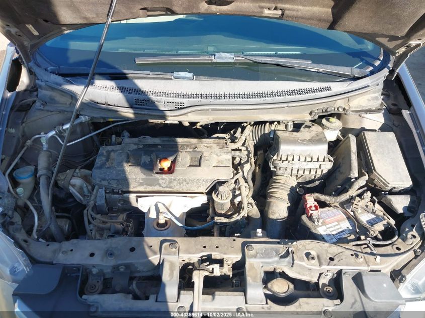 2012 Honda Civic Ex VIN: 19XFB2F82CE332059 Lot: 43359614