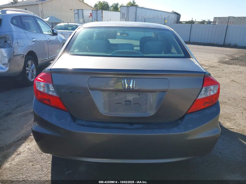 2012 Honda Civic Ex VIN: 19XFB2F82CE332059 Lot: 43359614