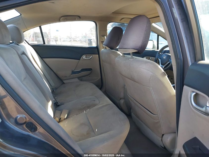 2012 Honda Civic Ex VIN: 19XFB2F82CE332059 Lot: 43359614