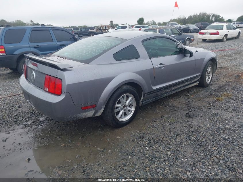 2006 Ford Mustang V6 VIN: 1ZVFT80N665127615 Lot: 43359743
