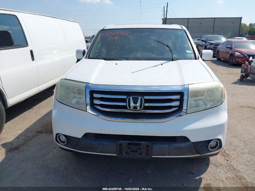 2013 Honda Pilot Ex-L VIN: 5FNYF4H54DB012362 Lot: 43359745