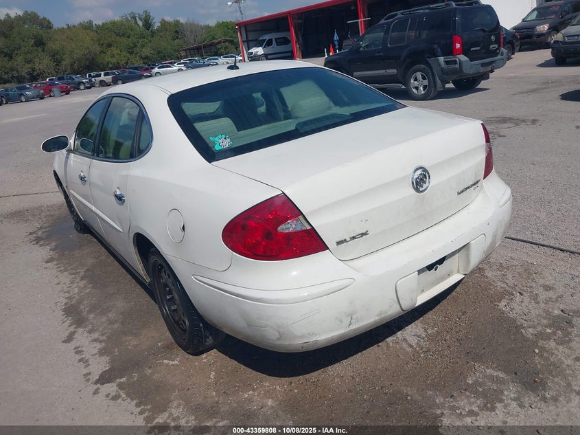 2006 Buick Lacrosse Cx white sedan gasoline 2G4WC582X61272715 photo #4