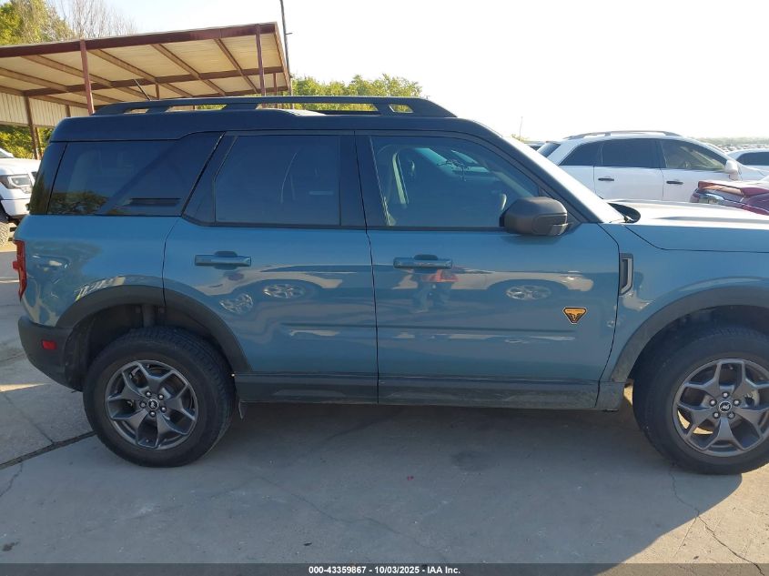 2022 Ford Bronco Sport Badlands VIN: 3FMCR9D99NRD40394 Lot: 43359867