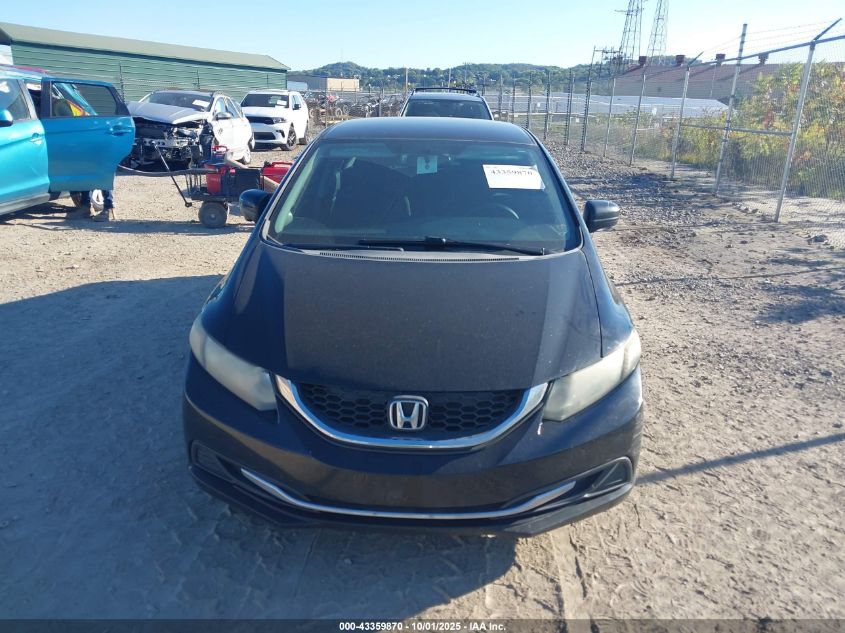 2015 Honda Civic Se VIN: 19XFB2F70FE210831 Lot: 43359870
