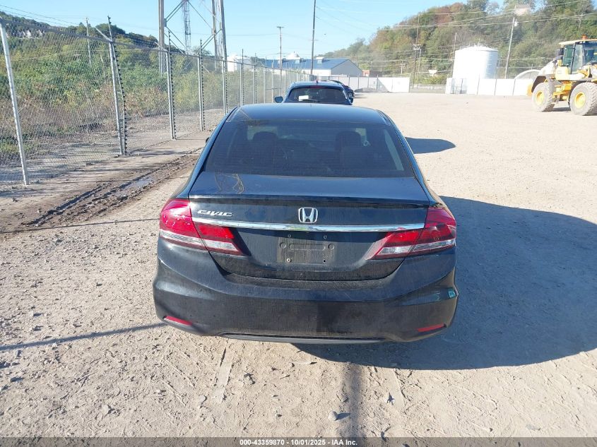 2015 Honda Civic Se VIN: 19XFB2F70FE210831 Lot: 43359870