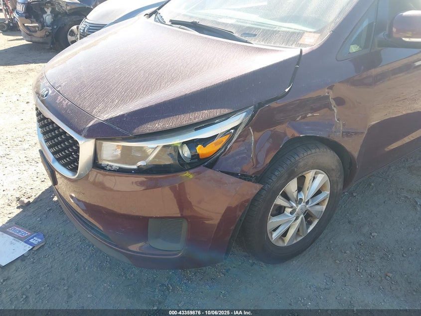 2016 Kia Sedona Lx VIN: KNDMB5C16G6189158 Lot: 43359876