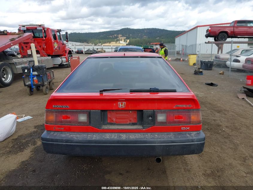 1988 Honda Accord Dx VIN: JHMCA5368JC081447 Lot: 43359898