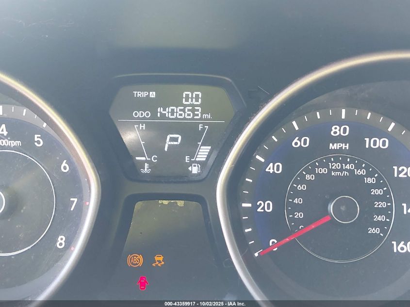 2013 Hyundai Elantra Gls VIN: 5NPDH4AE8DH451052 Lot: 43359917