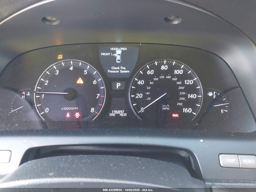 2007 Lexus Ls 460 VIN: JTHBL46F475046641 Lot: 43359935