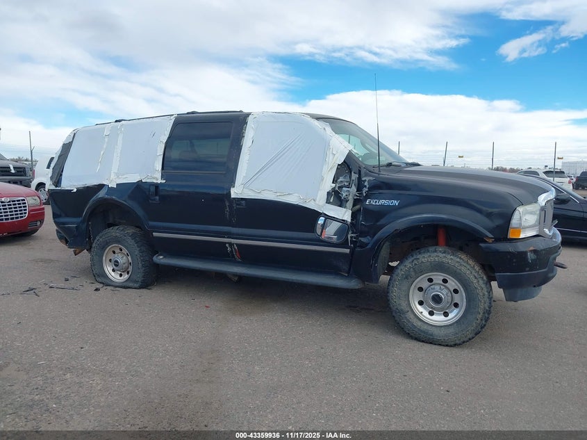 2003 Ford Excursion Limited VIN: 1FMNU43S73ED39419 Lot: 43359936