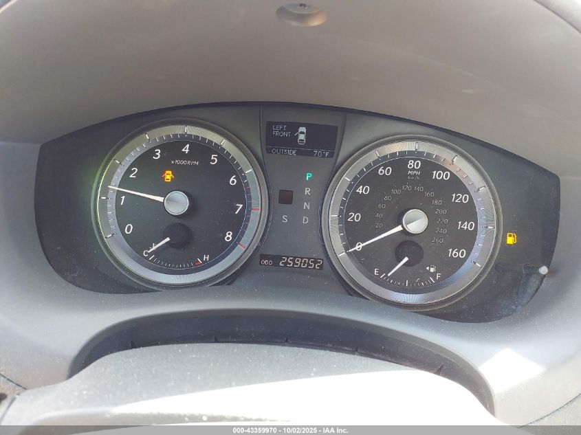 2007 Lexus Es 350 VIN: JTHBJ46G672074666 Lot: 43359970