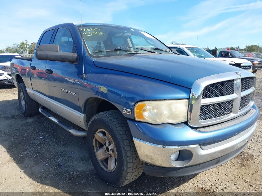 2003 Dodge Ram 1500 Slt/Laramie/St VIN: 1D7HU18D73S299750 Lot: 43359982