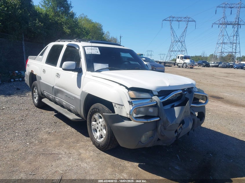 2002 Chevrolet Avalanche 1500 VIN: 3GNEK13T72G151130 Lot: 43360018