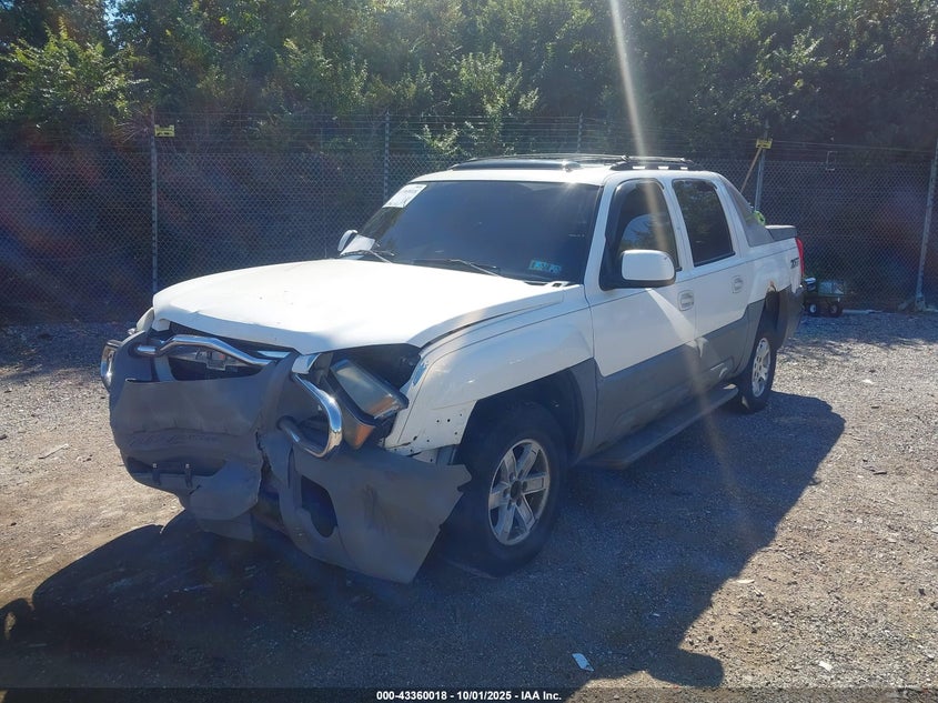 2002 Chevrolet Avalanche 1500 VIN: 3GNEK13T72G151130 Lot: 43360018